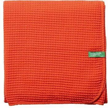 Manta 140x190cm 200GSM 100%Algodón Rojo Casa Benetton