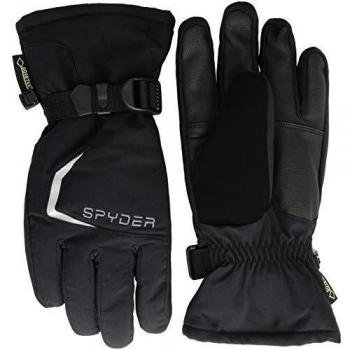 Spyder Propulsion Guantes de Esquí, Hombre, Negro, S