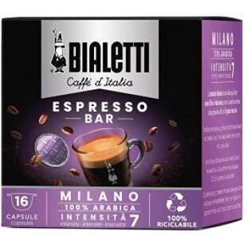 Bialetti 96080090/M Cápsulas de Café Milano, aluminio, 16 unidades)