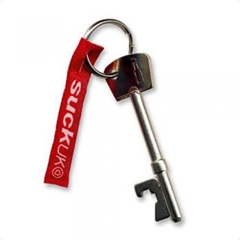 Suck Uk SK KEY01 Abridor de Botellas de Llave, Metal, Plata