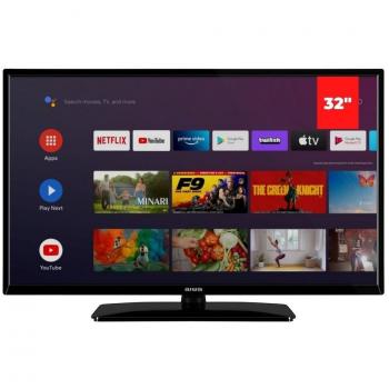Televisor Aiwa LED-328HD 32 HD Smart TV Android DVB-T2 Sonido 2x6W 3xHDMI 2xUSB WiFi/LAN Google Assistant