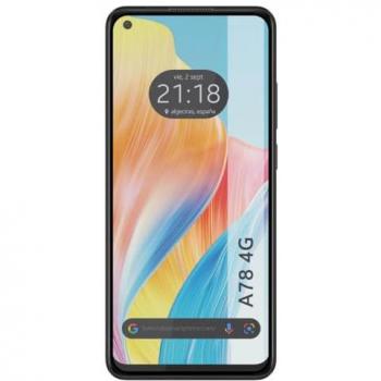 Protector Cristal Templado Completo 5D Full Glue Negro para Oppo A78 4G Vidrio