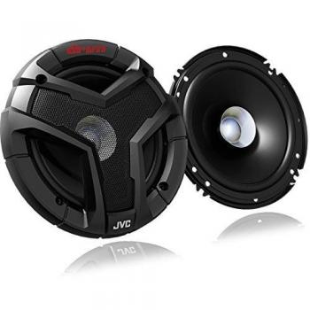 JVC CS-V618 - Conjunto de Altavoces de 30W RMS, Rango de Frecuencia 45-20,000Hz, 6.5 Pulgadas, Color Negro
