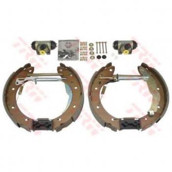 Kit de zapatas de freno TRW GSK1053 para frenos de tambor, incluye cilindro de freno de rueda, compatible con Renault Megane 1 y Scenic