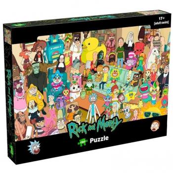 Puzzle Rick and Morty 1000 Piezas - Jigsaw Puzzle Total Rickall de 1000 piezas