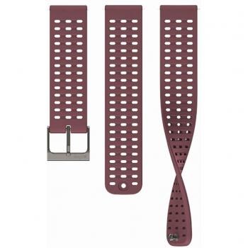 Correa de silicona Athletic 2 Dark Ruby, tipo: Correa para reloj, características: color burdeos, compatible con Suunto 22, tamaño S+M