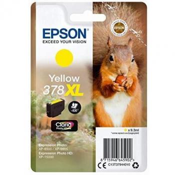Epson 378XL 9.3ml 830páginas Amarillo cartucho de tinta - Cartucho de tinta para impresoras