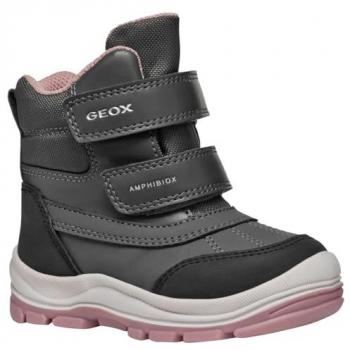 Geox Flanfil Girl Waterproof Snow Boots Grey Size 20