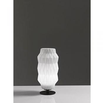 Lámpara de mesa Origami Selène, transparente