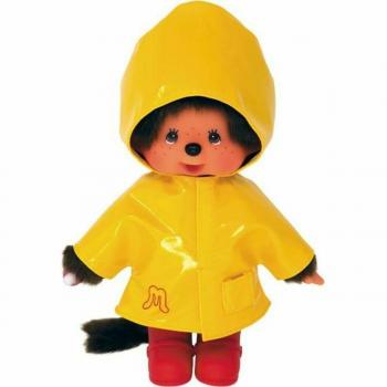 Peluche Bandai Monchhichi Iconic Raincoat 20 cm Amarillo