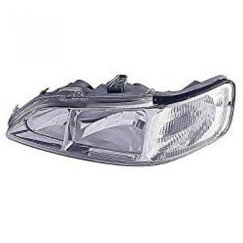 Faro principal izquierdo DEPO 217-1129L-LD-EM con características de faro delantero, diseño específico para el lado izquierdo del vehículo, incluye lente de cristal claro y carcasa de plástico resistente