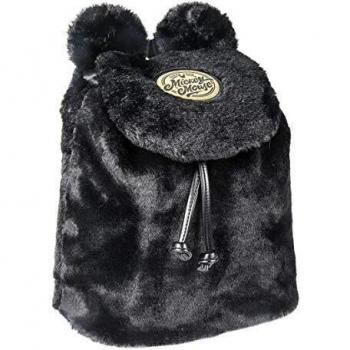 CERDÁ LIFE'S LITTLE MOMENTS ARTESANIA CERDA Mochila Casual Pelo Mickey, 25 cm, Negro