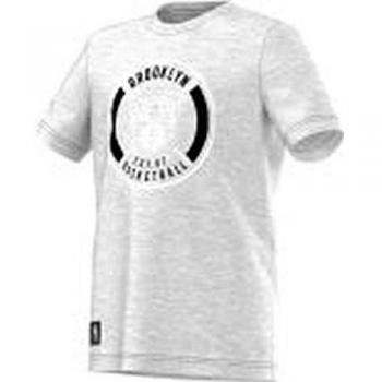 adidas Y WsHD Tee 1 - Camiseta para niño, talla 152, color gris / blanco / negro