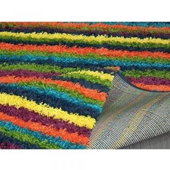 DolceMora Sehrazat Multi Shaggy 130 - Alfombra, 1.50 x 0.80 x 15.00 cm, color amarillo