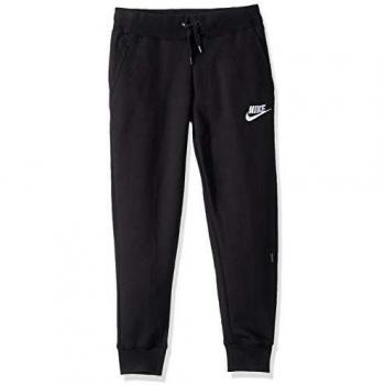 NIKE G NSW PE Pant Sport Trousers, Niñas, Black/
