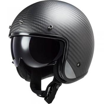LS2 Casco Jet OF601 Bob II Carbon - Carbono, Talla 2XL