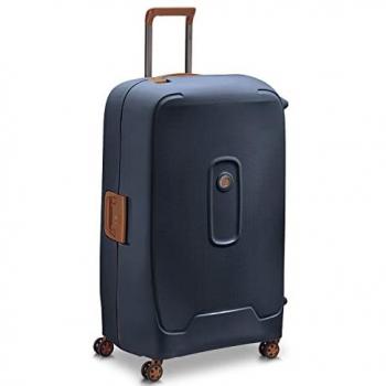 Delsey Paris Moncey 119L Ocean Blue Brown Hard Shell Trolley