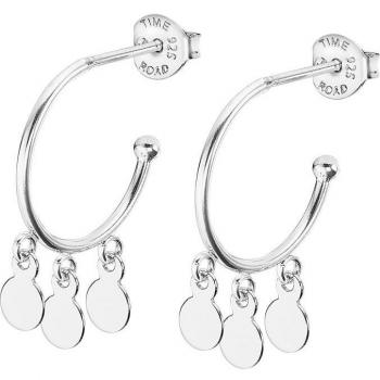 Time Road Pendientes WS03022/15 de Plata para Mujer