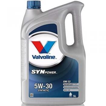 Valvoline Synpower ENV C2 5W30 Aceite de motor sintético 5 litros, viscosidad 5W30, cumple con la especificación ENV C2