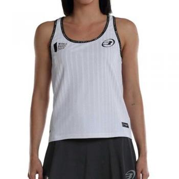 Camiseta de Tirantes Bullpadel Lugar para Mujer Color Blanco XL