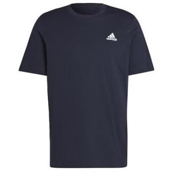 adidas Essentials Single Jersey Linear Embroidered Logo T-Shirt Men's Navy 3XL