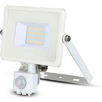 Faro LED 20W Ultra Slim con Sensor PIR y Chip Samsung, Luz Blanca Fría 6400K, IP65