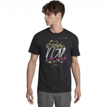 Nike M HRLY PRM Paradise tee SS - Camiseta, Hombre, Negro