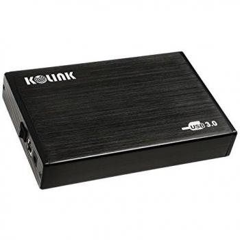 Kolink Carcasa Externa USB 3.0 de 3,5 Pulgadas - Negro