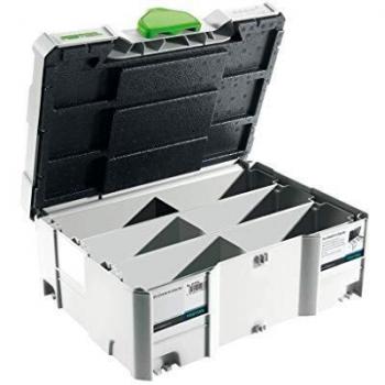 Systainer Festool SORT-SYS 2 TL con Cuchillas Domino y Accesorios