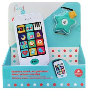 Teléfono Infantil de Aprendizaje con Actividades y Grabación de Voz Infunbebe TACHAN Multicolor (782T00511)