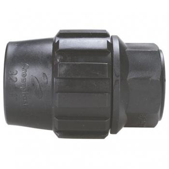 Conector de Polietileno con Rosca Hembra 32mm a 1 Pulgada
