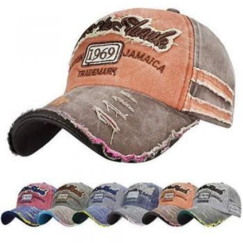 Voqeen Gorra de Béisbol Vintage Bordado 1969 Recuerdo Presente, 50 Cumpleaños Sombrero