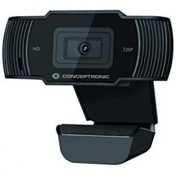 WEBCAM FHD CONCEPTRONIC AMDIS 720P USB 3.6MM 30 FPS ANGULO VISION 68º MICROFONO INTEGRADO