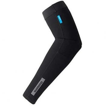 SHIMANO Manguitos Sh M Manguitos, Unisex adulto, Neg, L