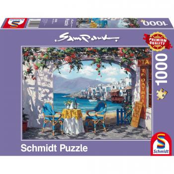 Sam Park 1000-Piece Puzzle: Rendezvous at Mykonos