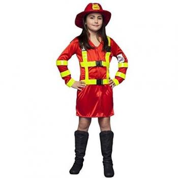 Disfraz de bombera infantil - Talla - 7-9 años
