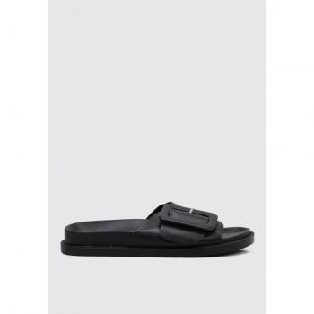 Limma MACARI Sandalia Plana Mujer Negro - Cómodas y a la Moda, Talla 36