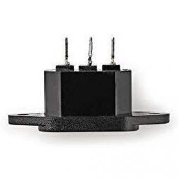 Nedis Conector de Alimentacion IE C-320-C14 Macho Negro