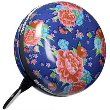 Basil Big Bell Bloom Timbre de Bicicleta, Mujer, Azul, Talla Única