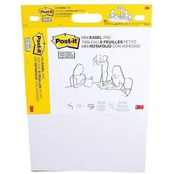 Pizarra Post-it Super Sticky Mini 38,1x45,7 cm - 20 Hojas Blancas