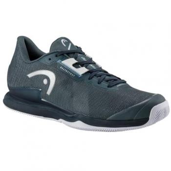 HEAD Sprint Pro 3.5 Zapatilla de Tenis para Hombre, color Gris Oscuro y Azul, talla 44 EU