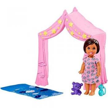 Muñeca Barbie Skipper Niña Cuidadora con Juego de Tienda y Accesorios para Pijama