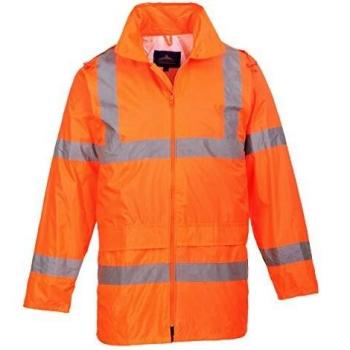 Chaqueta de Lluvia Hi-Vis Naranja Talla M