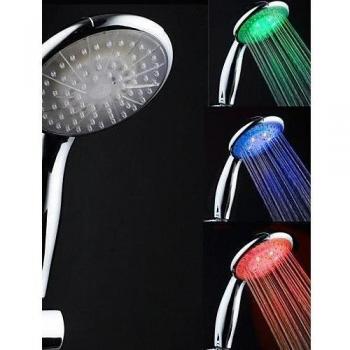 Mari notebookbits-llegada galvanoplatear contemporáneo 7 LED de ducha