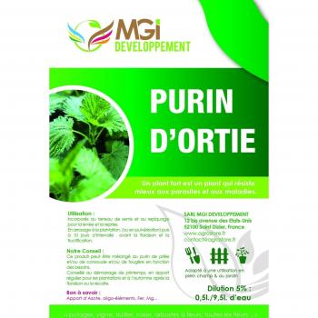 mgi developpement estiércol líquido de ortiga, 5 l, 100% natural, abono fabricado en Francia