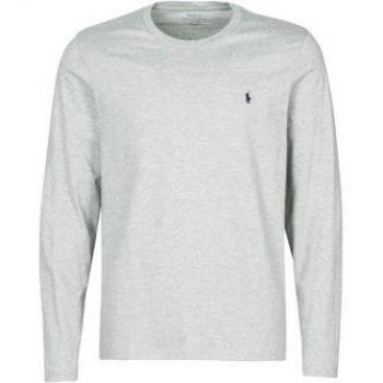 Camiseta de Manga Larga Polo Ralph Lauren para Hombre, Color Gris, Algodón, Talla XL, Estilo Clásico y Ligero