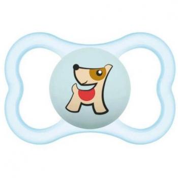 MAM Chupete Supreme, +6 Meses, Tetina de Silicona, Escudo Transpirable con Grandes Orificios, 1 Unidad con Caja Autoesterilizadora