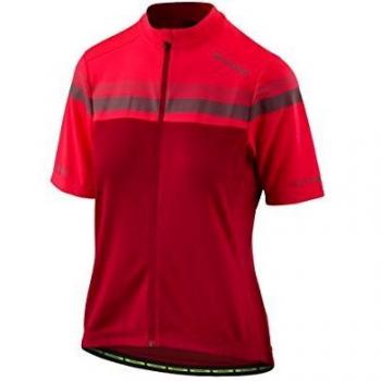 Altura Mujer Visión Nocturna de manga corta Jersey, mujer, color Hi-Viz Pink/Crimson, tamaño L