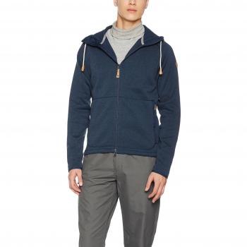 Fjallraven Ovik Fleece Hoodie - Men's, Navy, Medium, F82252-560-M