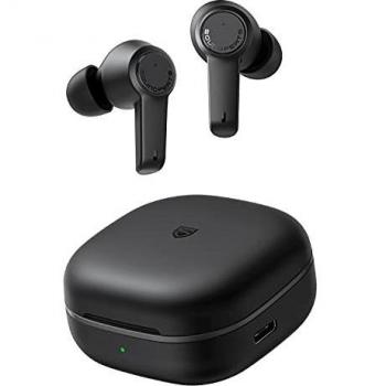 SoundPEATS T3 Auriculares Bluetooth 5.2, Auriculares Inalámbricos con Reducción de Ruido Activa con 4 Micrófonos, Llamadas Claras, Modo Transparente, Auriculares ANC Táctiles Durante 16,5 Horas